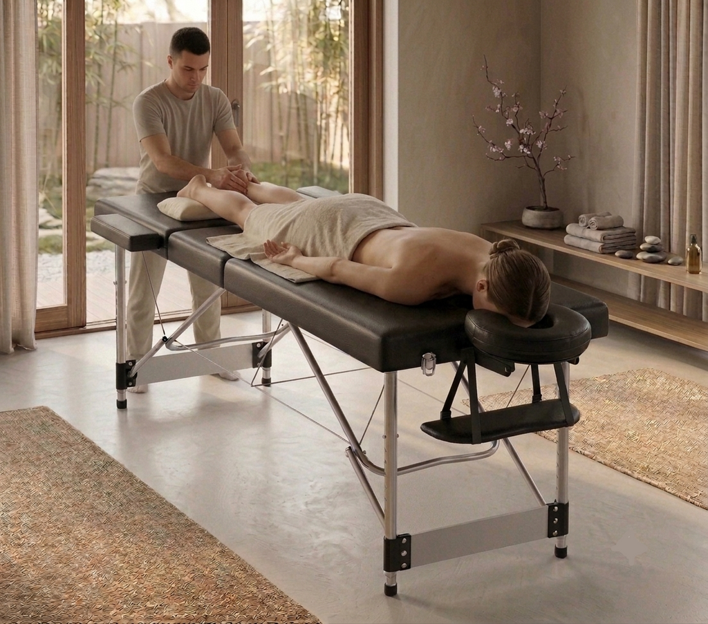 Table de Massage Pliante en Aluminium