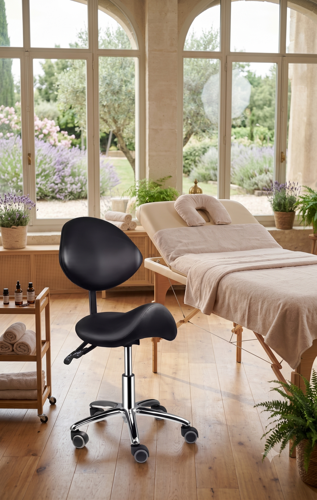 Tabouret de Massage Ergonomique avec Dossier