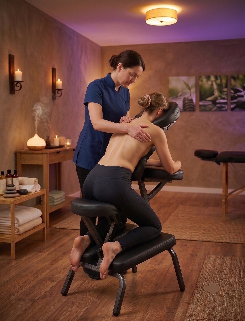Chaise de Massage Ergonomique Portable